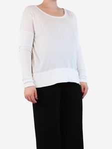 Standard James Perse White long-sleeved top - size L