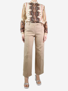 Aleksandre Akhalkatsishvili Neutral straight-leg low-waist trousers - size S