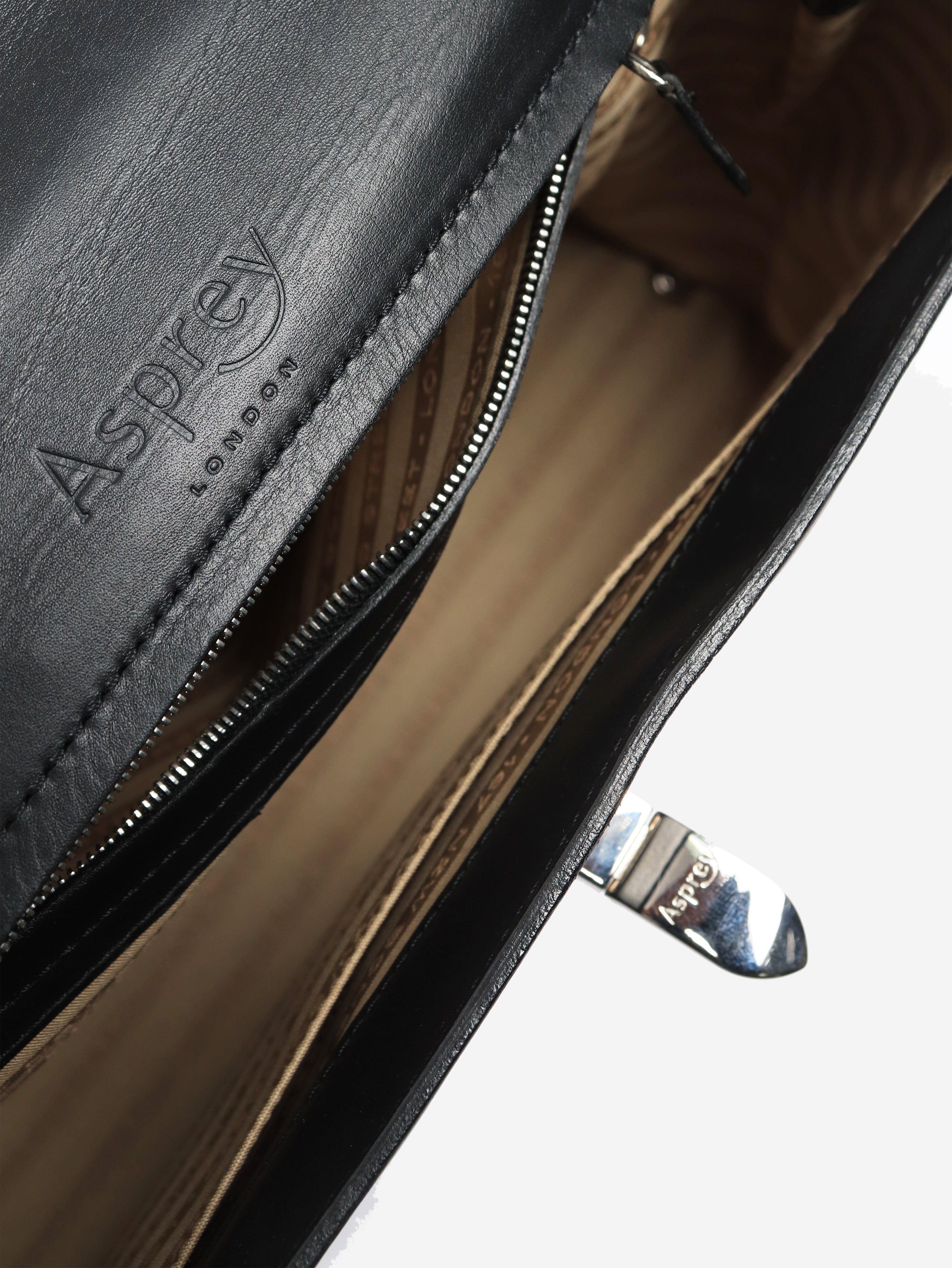 Black leather top handle bag Top Handle Bags Mansur Gavriel 