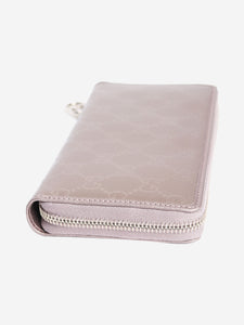 Gucci Purple metallic Monogram wallet