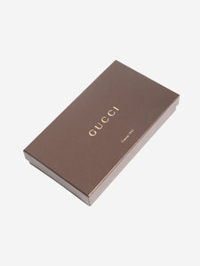 Gucci Purple metallic Monogram wallet