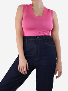 Bottega Veneta Pink sleeveless bodysuit - size L