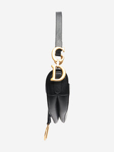 Dior Black leather saddle bag