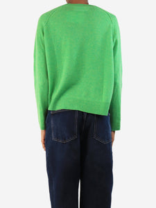 No Name Green cashmere raglan sweater - size XS