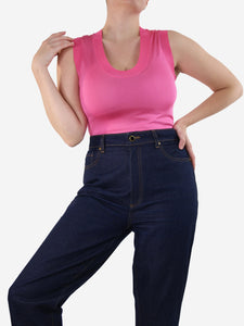 Bottega Veneta Pink sleeveless bodysuit - size L