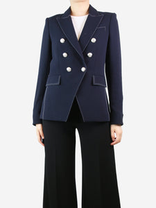 Veronica Beard Navy blue double-breasted jacket - size UK 10