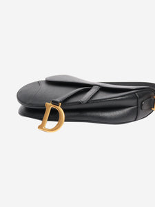 Dior Black leather saddle bag