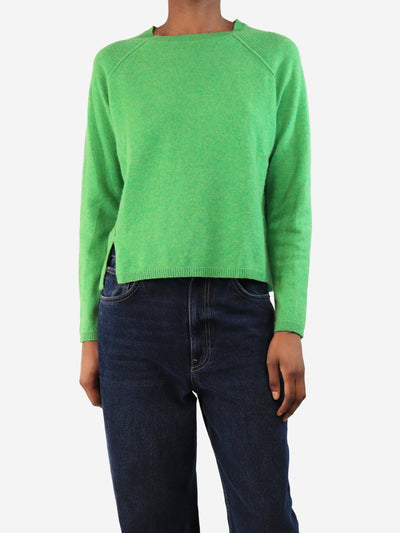 Green cashmere raglan sweater - size XS Knitwear No Name 