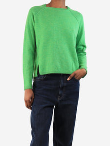 No Name Green cashmere raglan sweater - size XS