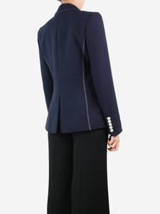 Veronica Beard Navy blue double-breasted jacket - size UK 10