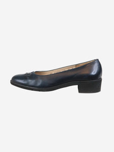 Salvatore Ferragamo Blue leather pumps - size UK 5