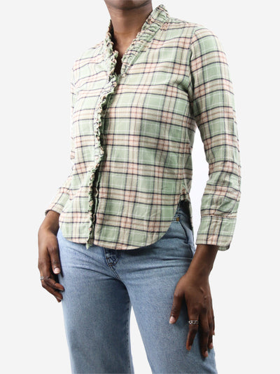 Green check flannel shirt - size FR 40 Tops Isabel Marant Etoile