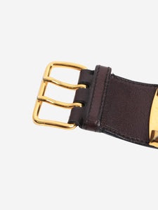 Miu Miu Brown studded cuff bracelet