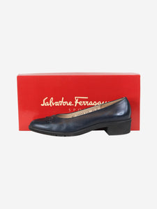 Salvatore Ferragamo Blue leather pumps - size UK 5