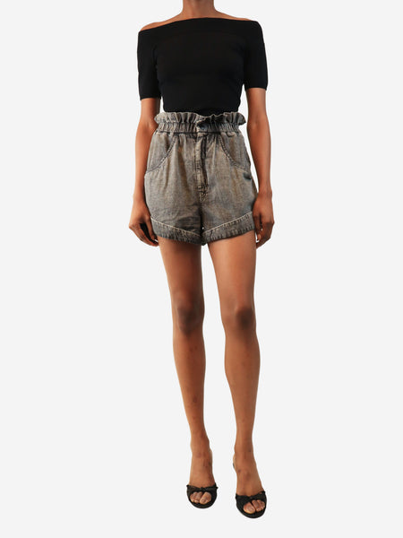 Grey Titea denim shorts - size UK 8 alternate image