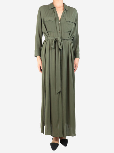 Green belted shirt dress - size S Dresses L'Agence 