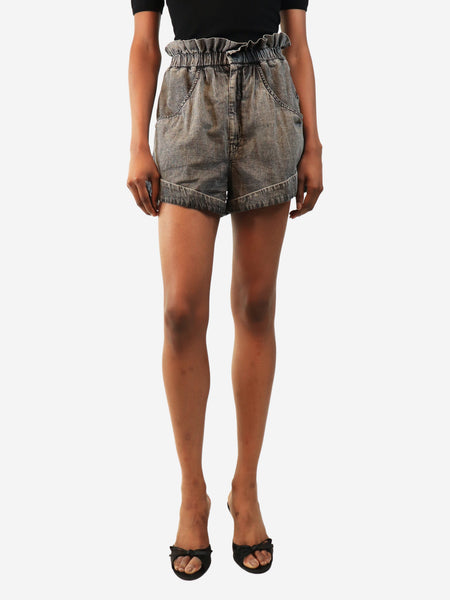 Grey Titea denim shorts - size UK 8 product image