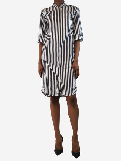 Black and white striped shirt dress - size UK 6 Dresses Margaret Howell 