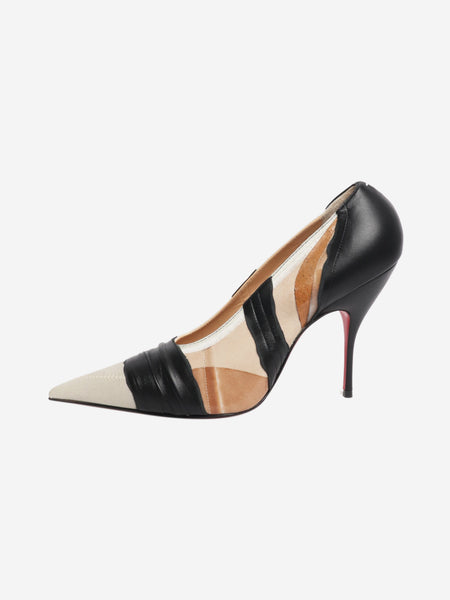 Leather patchwork heels - EU 39 product image