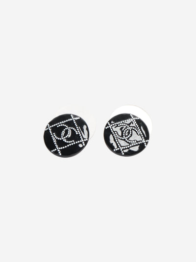 Black Coco Mark A19P stud earrings Earrings Chanel 