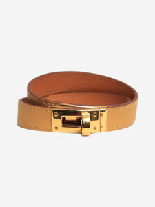 Hermes Neutral Kelly Double Tour bracelet