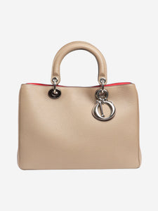 Dior Neutral large Lady Dior 2way bag
