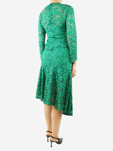 CH Carolina Herrera Green lace midi dress - size S