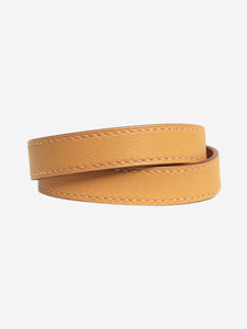Hermes Neutral Kelly Double Tour bracelet