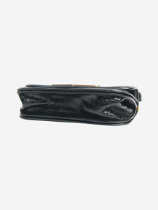 Balenciaga Black Gossip crocskin shoulder bag