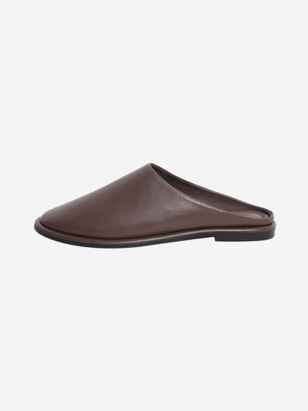 Chocolate Spencer flats - size EU 39 product image