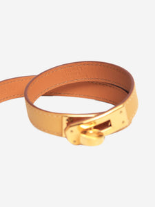 Hermes Neutral Kelly Double Tour bracelet