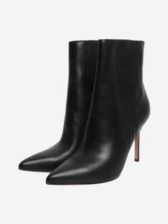 Black leather Lisa ankle boots - EU 39 Boots Veronica Beard 