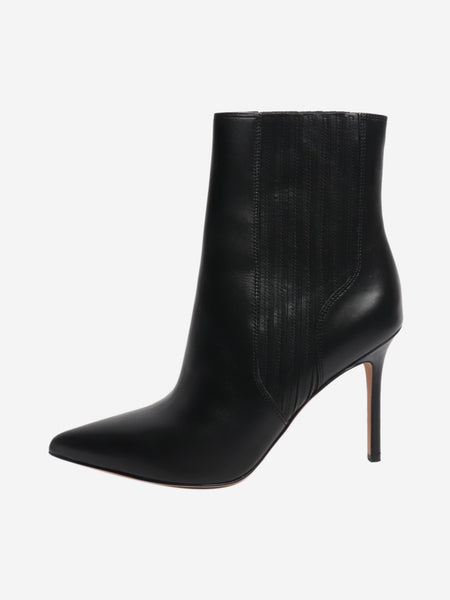 Black leather Lisa ankle boots - EU 39 product image