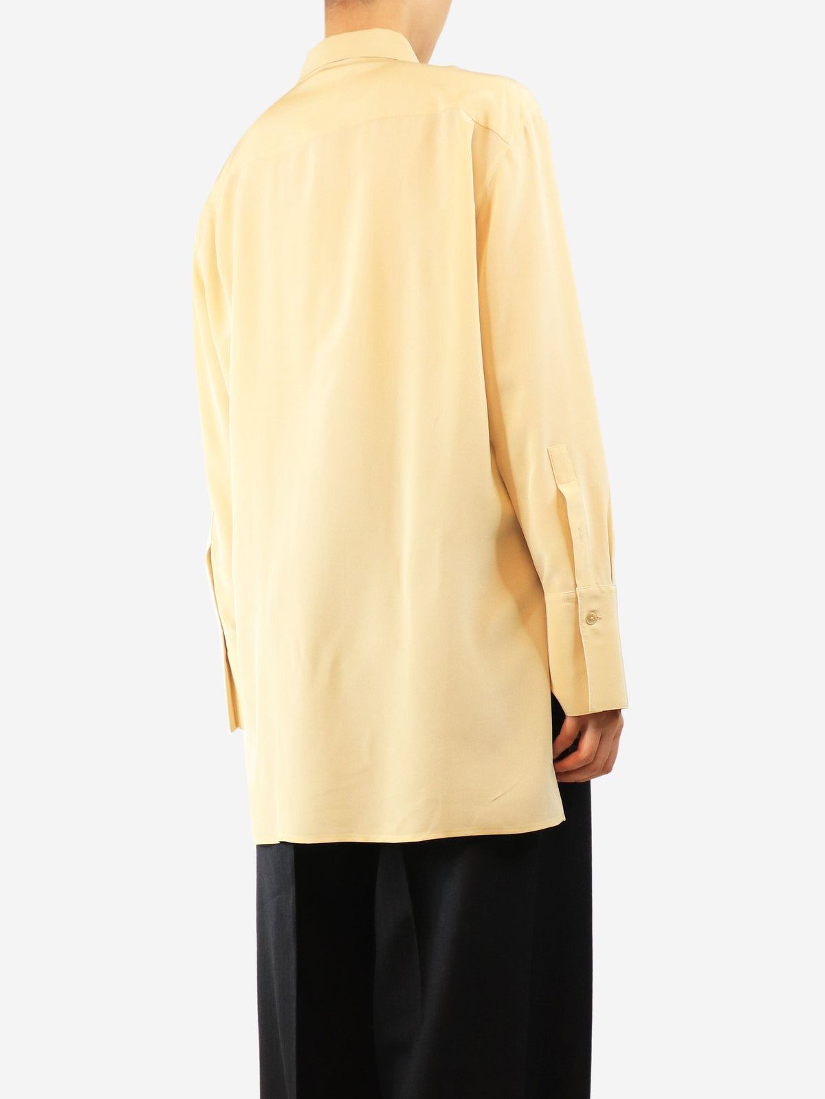 Cream silk shirt - size UK 12 Tops Joseph 
