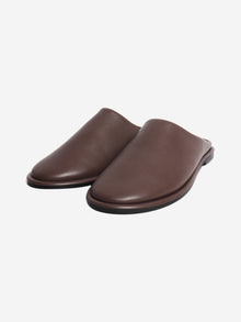 Chocolate Spencer flats - size EU 39 Flat Shoes A.EMERY 