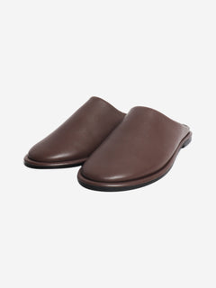 Chocolate Spencer flats - size EU 39 Flat Shoes A.EMERY 