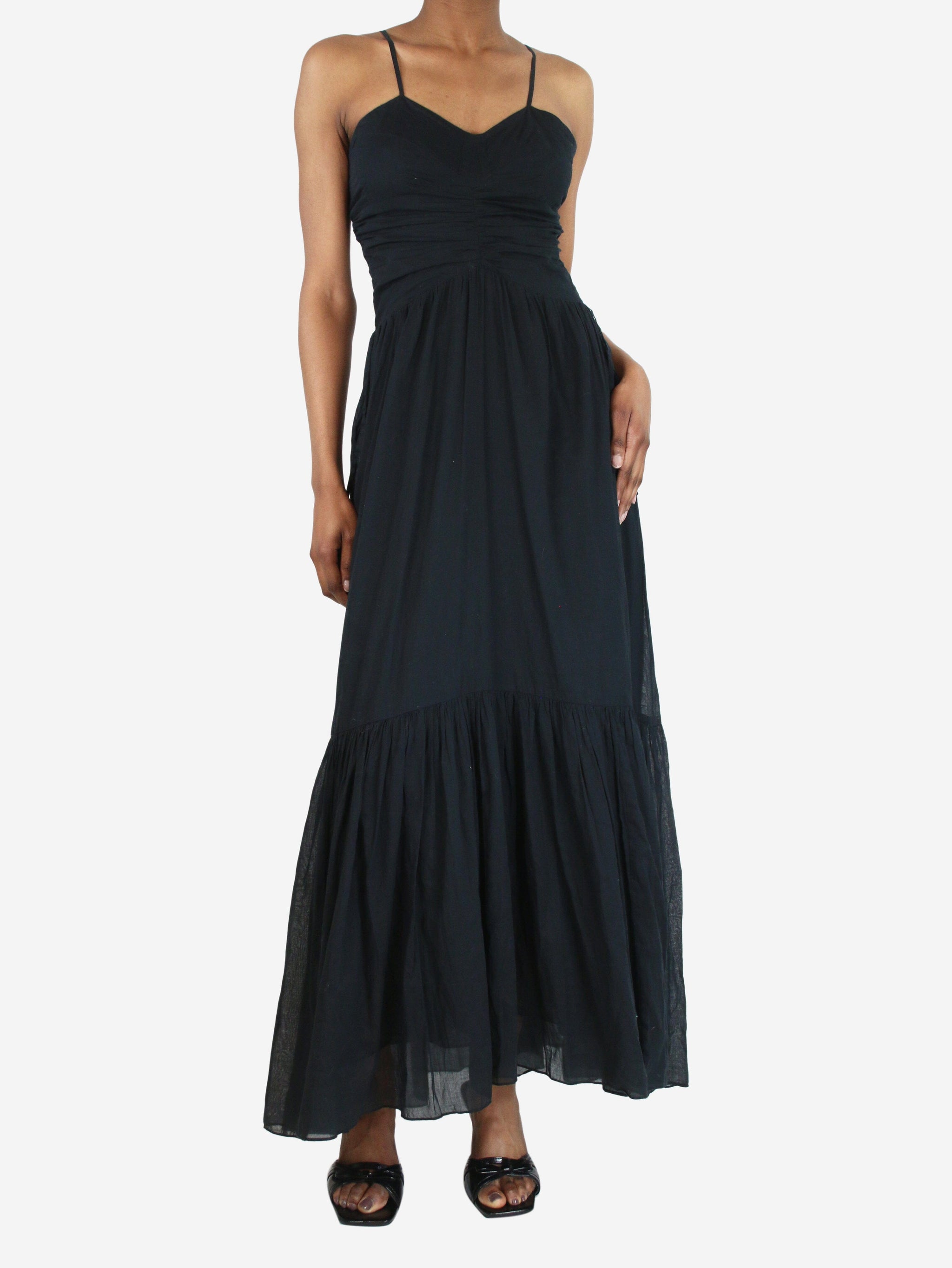 Isabel Marant Etoile pre-owned black tiered maxi dress | Sign of the Times