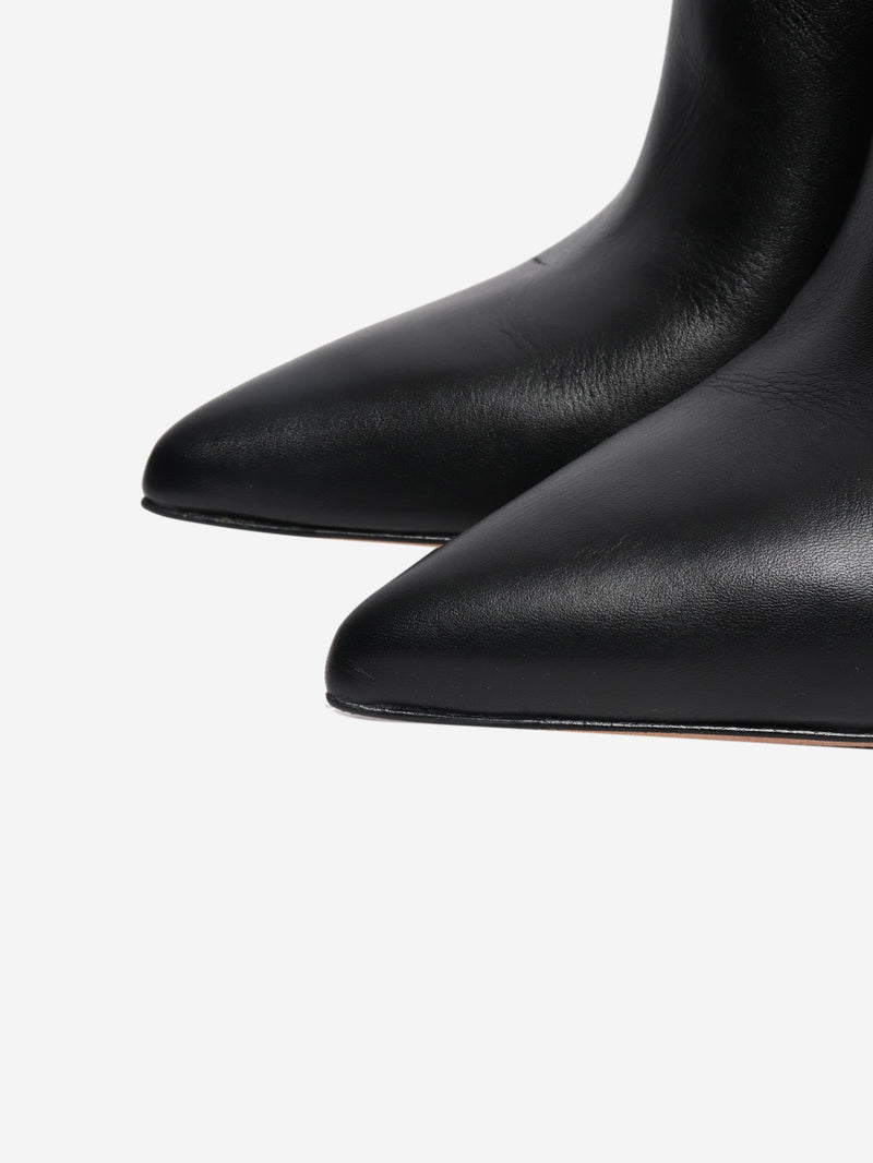 Black leather Lisa ankle boots - EU 39 Boots Veronica Beard 