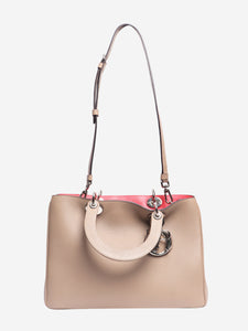 Dior Neutral large Lady Dior 2way bag