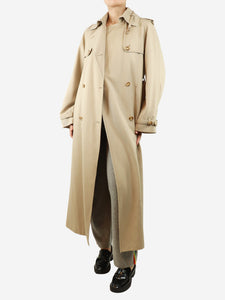 Gabriela Hearst Sand Eithne trench coat - size UK 10