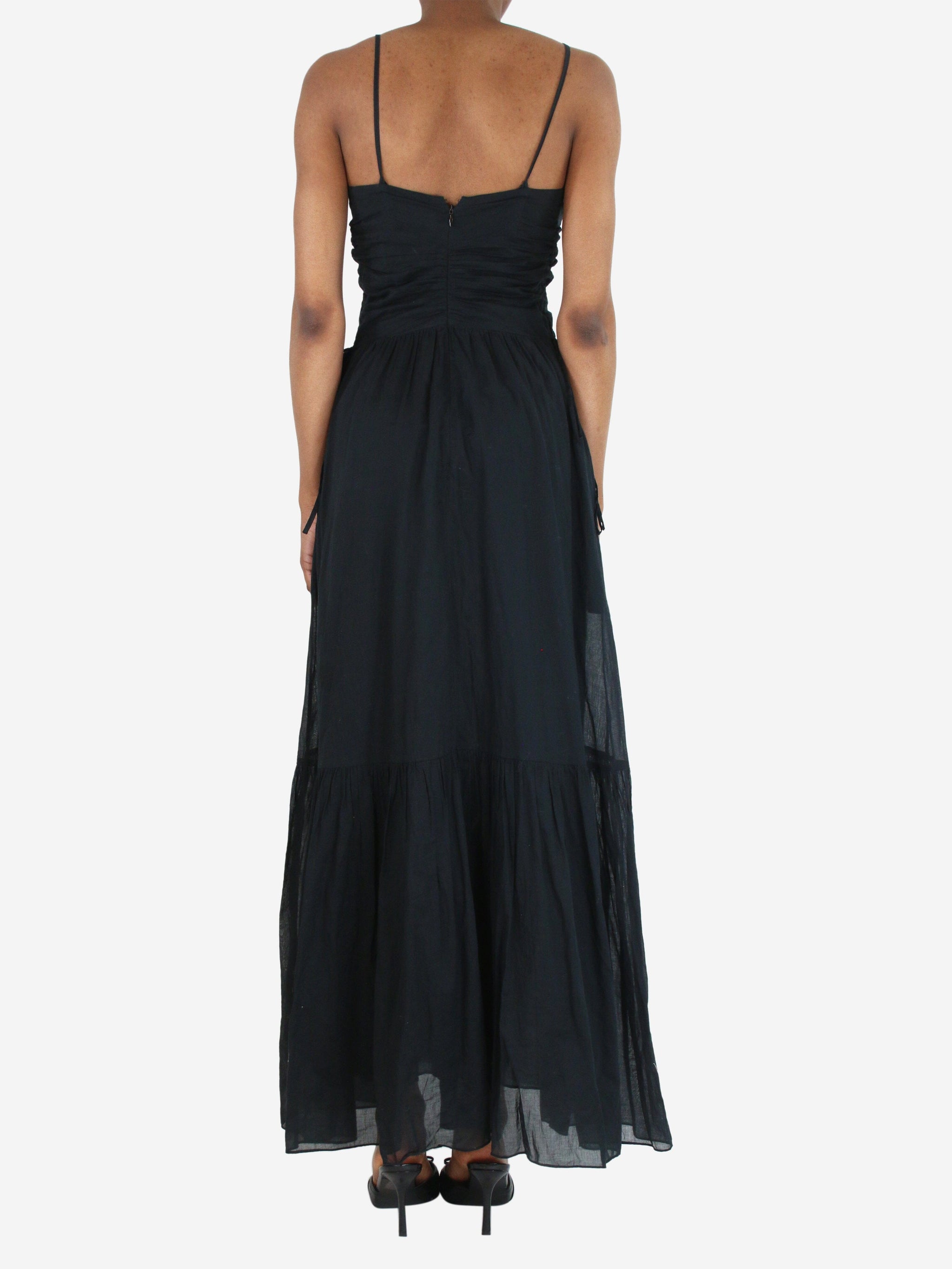 Isabel Marant Etoile pre-owned black tiered maxi dress | Sign of the Times