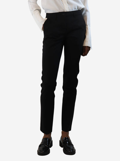 Black wool trousers - size XS Trousers Tomas Maier 