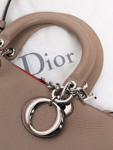 Dior Neutral large Lady Dior 2way bag