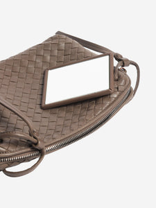 Bottega Veneta Brown Intrecciato leather shoulder bag