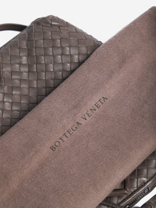 Bottega Veneta Brown Intrecciato leather shoulder bag