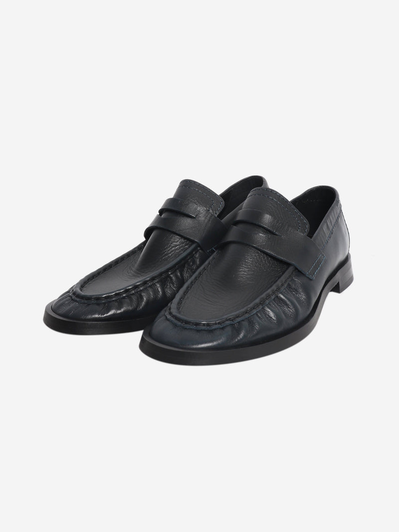 Navy Zita loafers - size EU 38 Flat Shoes Miista 