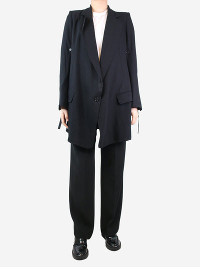 Black belted blazer - size UK 10 Coats & Jackets Ann Demeulemeester 