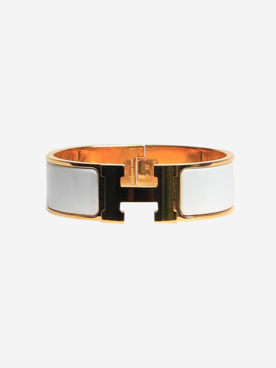 White Clic Clac H bracelet Bracelets Hermes 