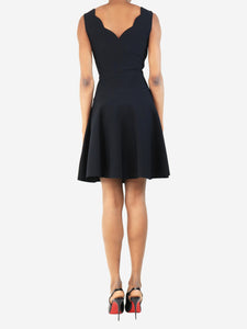 Alaia Black sleeveless skater dress - size UK 10