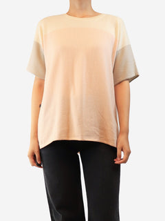 Pink baby cashmere knit top - size S Knitwear Loro Piana 